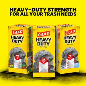 ถุงขยะ Glad ForceFlex Heavy Duty ขนาดใหญ่ รับน้ำหนักได้มากกว่า 80 ปอนด์ 30 แกลลอน 25 ใบ - Product Image 3