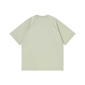 Men's Summer Casual T-Shirt Custom Fashion 100% Cotton Light 230g Knitted <b>Fabric</b> Short Sleeve Solid Design High Unisex Oversized - Product Image 4