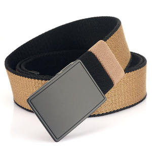 Aleación giratoria automática de lujo <span class=keywords><strong>2</strong></span> en 1 para hebilla, logotipo personalizado, tela de doble cara, cinturones informales para exteriores para hombres, cinturón de lona de 38mm - Product Image 4