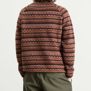 เสื้อสเวตเชิ้ตคอกลมผ้าเฟรนช์เทอร์รี่คุณภาพสูง 360GSM ผ้าฝ้าย 100% สกรีนโลโก้ตามสั่ง ทรงโอเวอร์ไซส์ ขายส่งแบบเปล่าสำหรับฤดูหนาว โดย Ako - Product Image 3