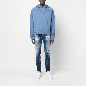 Sudaderas con Logotipo Personalizado para Hombre, Sudaderas Desgastadas de Felpa Francesa, Sudaderas Desgastadas para Hombre - Product Image 2