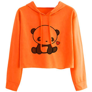 Promotion : Dernier style, couleur personnalisée, crop top à capuche pour femmes, vente en gros, crop top à capuche personnalisé pour femmes, sweat-shirt pour femmes - Product Image 6