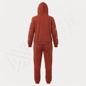 Ensembles de survêtements pour femmes de haute qualité, sweats à capuche et pantalons de jogging, coton et polyester personnalisés, vêtements d'hiver, option grande taille, tenue de sport athlétique - Product Image 2
