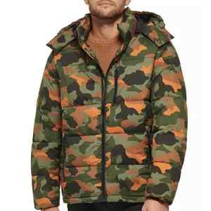 Chaqueta acolchada negra de alta calidad para hombre, chaqueta acolchada de invierno para adultos. - Product Image 1