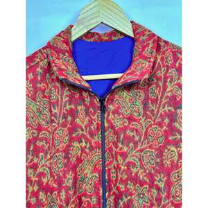 Handmade Yak Wool Bolero Floral Paisley Jacket <b>Belt</b> Closure Warm Casual <b>Boho</b> Style for Winter Season Available Short Long - Product Image 2