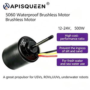<span class=keywords><strong>Moteur</strong></span> puissant sans balais étanche 180kv 24V 500W pour petits robots <span class=keywords><strong>sous</strong></span>-marins, stabilisateurs, drones, USV et scooters - Product Image 3