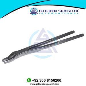 Fórceps Dental Equino de 19 Pulgadas, Estilo Pico de Pato - Extractor de Raíces y Coronas de Mandíbula Ancha y Plana, Cirugía Oral Veterinaria - Product Image 2