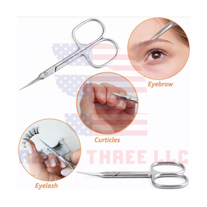 Beauté des sourcils manucure cuticules ciseaux à ongles beauté ongles fournitures sourcils et nez coupe des cheveux ciseaux à ongles soins personnels - Product Image 5