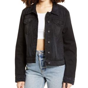 New Fashion <b>Women</b> Denim <b>Jacket</b> Autumn/<b>Winter</b> Button Washed Vintage Streetwear <b>Waterproof</b> Custom Design Low MOQ Wholesale 2026 - Product Image 2