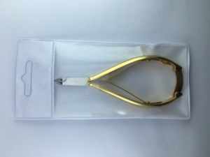 ที่หนีบเล็บสเตนเลสสตีลด้ามจับเคลือบทองมีสปริงสองชั้น - Product Image 6