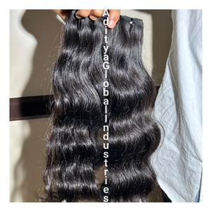 Cheveux indiens bruts directement de l'Inde Extensions de cheveux de vague naturelle Pas cher Temple Remy Vierge Cheveux humains bouclés Faisceaux non traités - Product Image 1