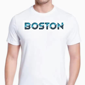 T-shirts personnalisés en vrac de haute qualité 100% coton 180gsm T-shirts à motifs anti-boulochage et sérigraphie en soie - Product Image 2