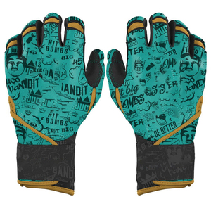 ถุงมือเบสบอล/ซอฟต์บอล ODM ดีไซน์ล่าสุด ผลิตจากหนังคุณภาพสูง พร้อมแผ่นรองนิ้วมือ Palmer ที่ทนทาน สำหรับผู้ชาย - Product Image 3