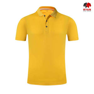 RYAN PRO GEAR Customized <b>Men's</b> Polo <b>Shirts</b> Front Custom Logo Anti-Wrinkle Knitted <b>Viscose</b>/Polyester Fabric Half Sleeve - Product Image 3