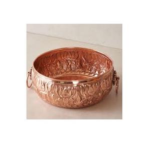 ชามเสิร์ฟผลไม้และเครื่องครัวโลหะดีไซน์เนอร์ชามทองแดงแวววาวบริสุทธิ์สำหรับ100% - Product Image 4