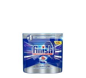 Pastillas para Lavavajillas Finish Quantum Infinity Shine, 100 Unidades, Aroma Limón, Pastillas Detergentes con Poderosa Limpieza y Brillo - Product Image 1