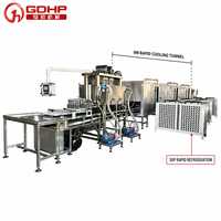 Ligne de production de remplissage et de bouchage à double matériau pour perles d'air frais et crèmes parfumées