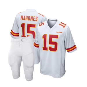 Logo personnalisé de qualité professionnelle et impression par sublimation Uniforme de football américain Maillot de football américain avec impression par transfert de chaleur - Product Image 4