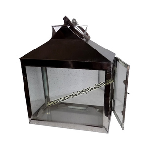 Linterna de acero inoxidable y vidrio de la mejor calidad para eventos, bodas, sala de estar y entrada - Product Image 2