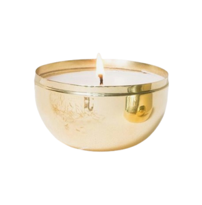 Bougie personnalisée en métal doré écologique durable, polie et brillante pour l'éclairage de table, la maison, la décoration parfumée de qualité supérieure - Product Image 6