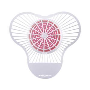 Boardwalk 3 Oz. Cherry Scent Disposable Urinal Screen with Para Deodorizer <b>Block</b> Solid <b>Shape</b> for Bathroom Detergent 12/Box - Product Image 1