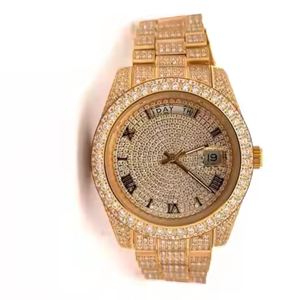 VVS Moissanite Diamante tachonado Icedout hecho a mano esfera redonda Popular famoso personalizado antiguo estilo de lujo joyería para hombres y mujeres - Product Image 1