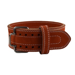 Ceinture de musculation en cuir sur mesure OEM, boucle en acier, impression par transfert thermique, couleur et taille personnalisées, ceintures de haute qualité - Product Image 3