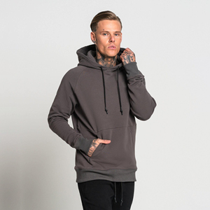 Sweat-shirts à capuche personnalisés pour hommes, en molleton uni brodé, coupe ajustée, en coton de qualité supérieure, nouveau design 2026, pour l'hiver - Product Image 1