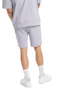 Conjunto de Pantalones Cortos para Hombre, 100% Algodón, Peso Pesado, 220 GSM, Diseño Personalizado, Conjunto Deportivo de Alta Calidad para Correr y Trotar, Camisetas con Cuello Redondo - Product Image 2