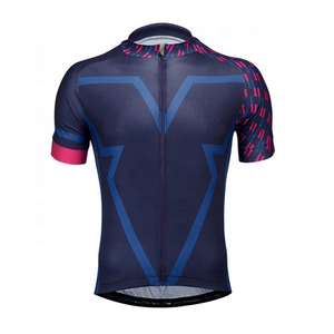 Maillot de cyclisme à manches courtes 100% polyester Impression par sublimation personnalisée Coupe ajustée Maillots de cyclisme de qualité supérieure - Product Image 5