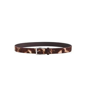 Ceinture en cuir de vachette de style unique, couleur unie, logo personnalisé, best-seller, ceinture en cuir de vachette de haute qualité, design personnalisé 2026 - Product Image 1