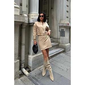 Conjunto de Minifalda Acanalada Estilo Casual Brooke 9941 - Product Image 6