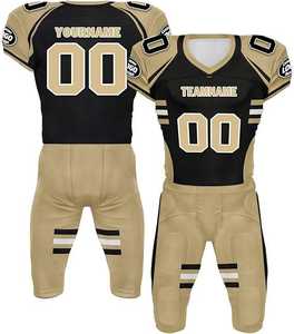 Tenues de football américain personnalisées avec logo imprimé, options grandes tailles, short noir respirant, antibactérien, nouveaux designs pour l'été - Product Image 3