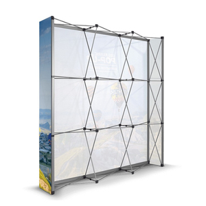 Support <span class=keywords><strong>de</strong></span> fond pliable portable pour campagnes dynamiques Sublimation <span class=keywords><strong>de</strong></span> colorant Panneaux interchangeables modulaires Affichage du salon - Product Image 4