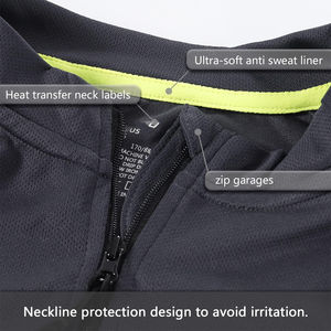 Maillot de cyclisme pour homme avec logo personnalisé, manches courtes, coupe professionnelle, avec poches arrière et impression intégrale par sublimation - Product Image 5