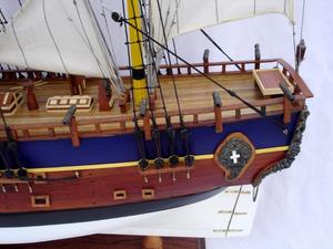 HM BARK ENDEAVOUR Modelo náutico pintado Barco/modelo de madera alto - Product Image 3