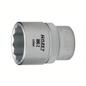 Hazet 3/8'' <b>12</b>-<b>Point</b> Square <b>Socket</b> with Traction Profile and Knurling - Product Image 2