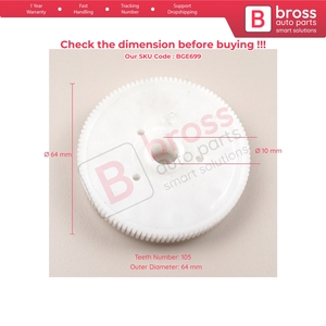 Engranaje de Reparación del Motor del Limpiaparabrisas Trasero BGE699 XS41A17K441AC para Focus SW HB MK1 1998-2005 - Product Image 5
