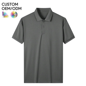 Chemise pour homme, respirante, service OEM ODM |   T-shirt en coton de haute qualité à manches courtes pour commandes personnalisées - Product Image 1