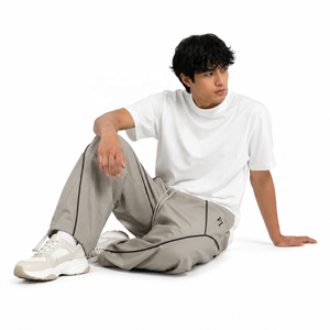 Pantalones Cargo de Nylon para Hombre al por Mayor con Bolsillos Laterales, Cintura Elástica, Impermeables, Transpirables, con Cordón, Estilo Casual de Pierna Ancha Y2K Streetwear USA - Product Image 3