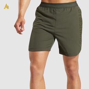 Short en jean en toile personnalisé à motif uni pour hommes et femmes, short en maille teint uni et anti-rides, vente en gros - Product Image 6