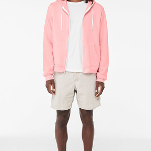 Sweat à capuche personnalisé pour hommes, poids lourd 100% coton, design OEM, éponge française surdimensionnée, fermeture éclair brodée, techniques pour l'hiver - Product Image 3