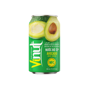 VINUT Boisson de jus d'avocat 330ml 111 floz Boisson saine sans sucre Vietnam Usine OEM ODM Marque privée Approvisionnement en gros - Product Image 1