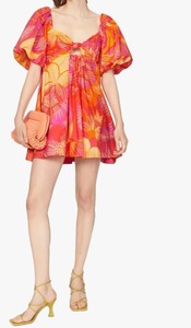 Vestido corto naranja de diseño único más vendido con tamaño personalizado disponible a granel desde la India - Product Image 4