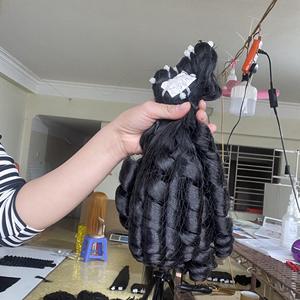 วิกผมด้านหน้าลูกไม้13x4คุณภาพสูงม้วนคู่แบบบริสุทธิ์จากเวียดนามวิกผมลอนไข่วิกผมเป็นมิตรกับสิ่งแวดล้อม - Product Image 4