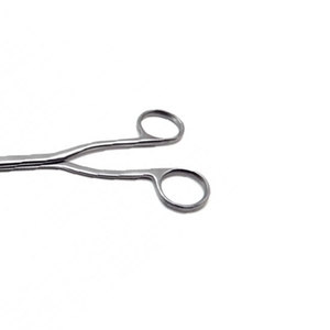 Pinces à pansements chirurgicales droites et courbes, manuelles, réutilisables, argentées, instruments chirurgicaux - Product Image 3