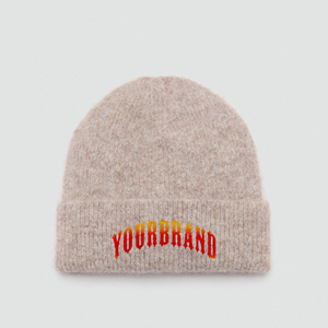 Vente en gros de bonnets unisexes à image de personnage avec logo brodé personnalisé 100% laine tricot jacquard hiver tenue décontracté conception de crâne - Product Image 1