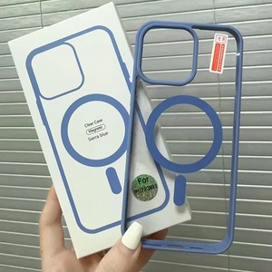 Funda de Carga Inalámbrica Transparente de Acrílico Premium a Prueba de Golpes para 16 Pro Max/ Antipolvo y Antiarañazos, <span class=keywords><strong>10</strong></span> Colores - Product Image 3