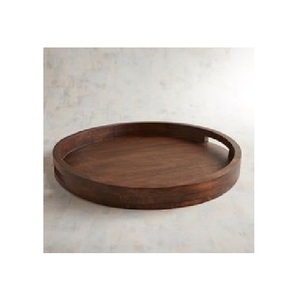 Bandeja de madera estilo granja para Decoración de mesa que sirve alimentos y bebidas u organización del hogar MOQ 100PCs - Product Image 4