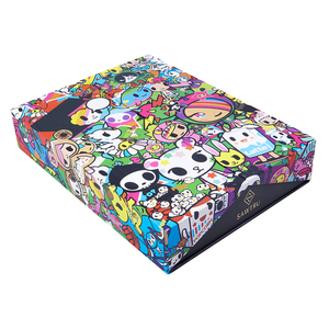 Custom Logo Luxe Kartonnen Dubbele Open Deur Papieren Verpakking Stijve Geschenkpoort Vouwdozen - Product Image 4